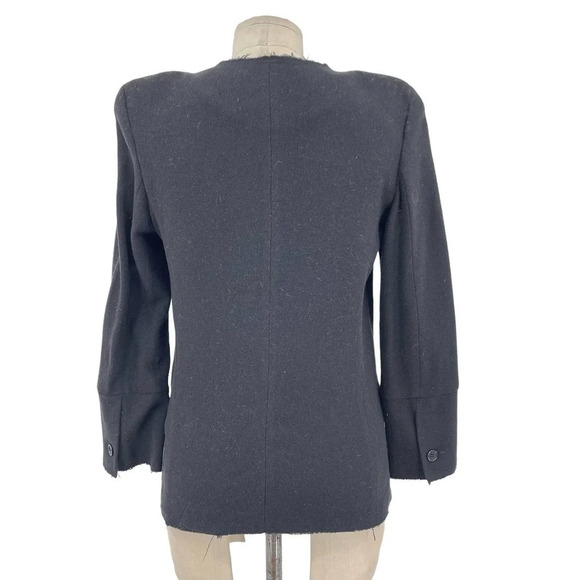 Isabel Marant Etoile Black Virgin Wool Double Breasted Sweater Size 2‎ US 6 - Picture 3 of 9